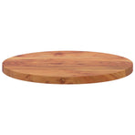 Table Top Ø60x3.8 cm Round Solid Wood Acacia