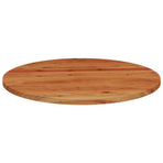 Table Top Ø70x2.5 cm Round Solid Wood Acacia