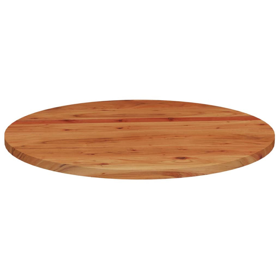Table Top Ø70x2.5 cm Round Solid Wood Acacia