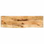 Table Top 100x20x2.5 cm Live Edge Solid Wood Rough Mango