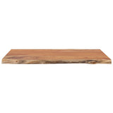 Table Top 80x60x2.5 cm Rectangular?Solid Wood Acacia Live Edge