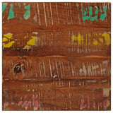 Table Top 60x60x2.5 cm Square Solid Wood Reclaimed