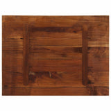 Table Top 90x60x2.5 cm Rectangular Solid Wood Reclaimed - 45-Degree Angle
