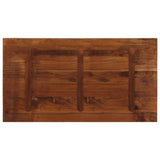Table Top 100x60x1.5 cm Rectangular Solid Wood Reclaimed