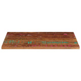 Table Top 100x60x2.5 cm Rectangular Solid Wood Reclaimed