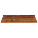 Table Top 100x60x2.5 cm Rectangular Solid Wood Reclaimed