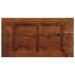 Table Top 100x60x2.5 cm Rectangular Solid Wood Reclaimed