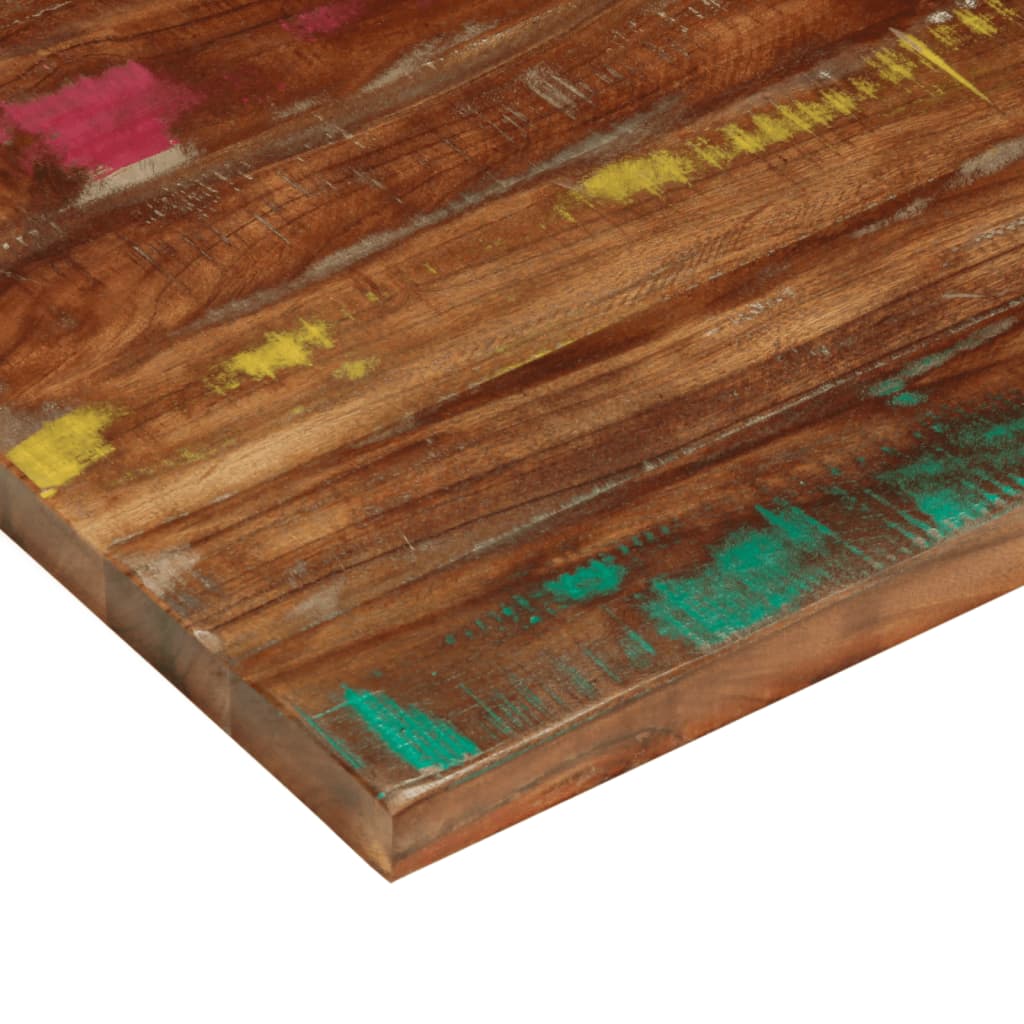 Table Top 100x60x2.5 cm Rectangular Solid Wood Reclaimed