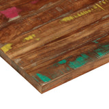 Table Top 100x60x2.5 cm Rectangular Solid Wood Reclaimed
