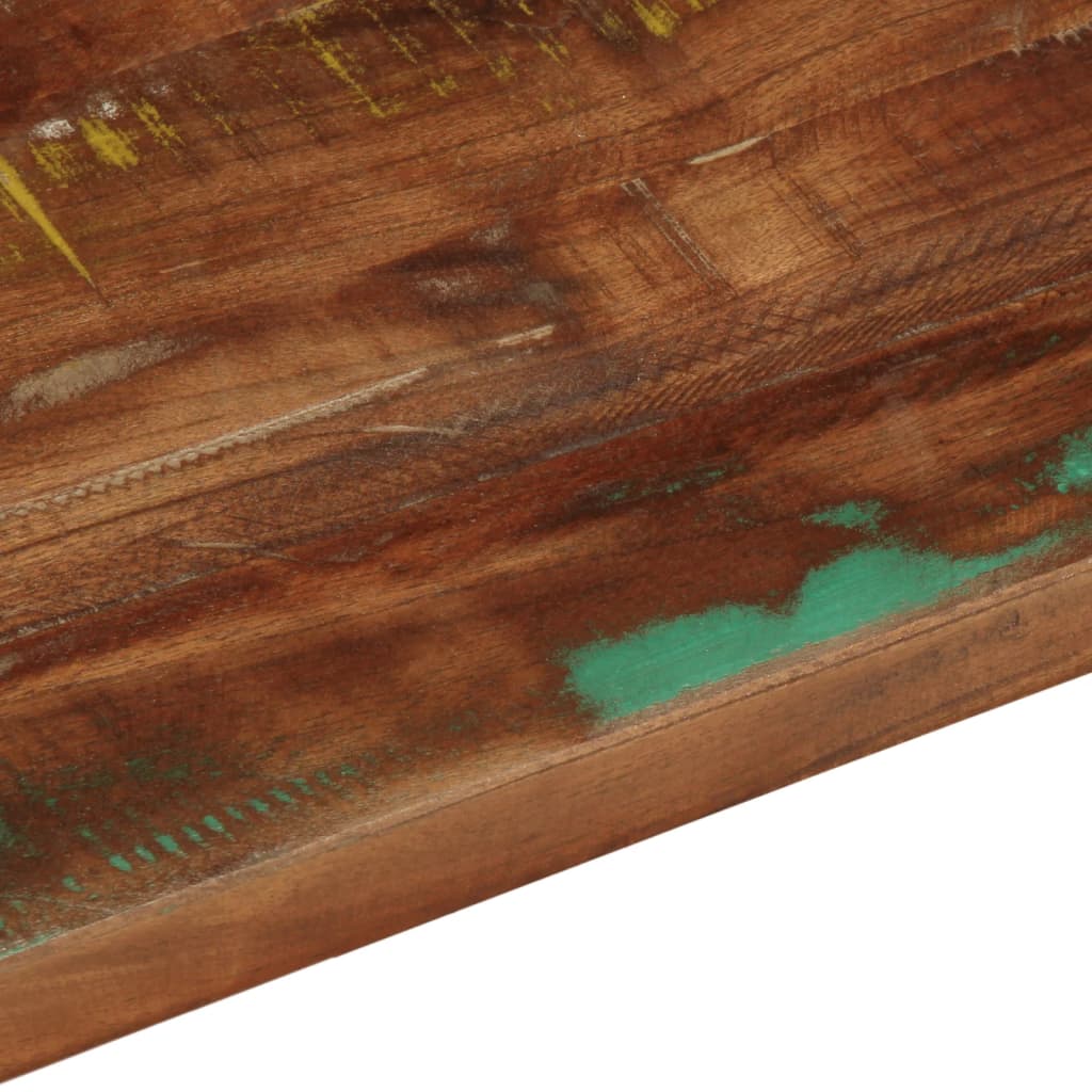 Table Top 100x60x2.5 cm Rectangular Solid Wood Reclaimed