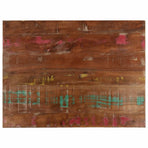 Table Top 80x70x1.5 cm Rectangular Solid Wood Reclaimed