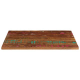 Table Top 90x70x1.5 cm Rectangular Solid Wood Reclaimed