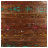 Table Top 80x80x1.5 cm Square Solid Wood Reclaimed