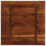 Table Top 80x80x1.5 cm Square Solid Wood Reclaimed