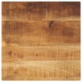 Table Top 60x60x2.5 cm Square Solid Wood Rough Mango
