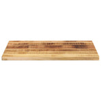 Table Top 80x60x1.5 cm Rectangular Solid Wood Rough Mango