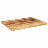 Table Top 90x60x1.5 cm Rectangular Solid Wood Rough Mango