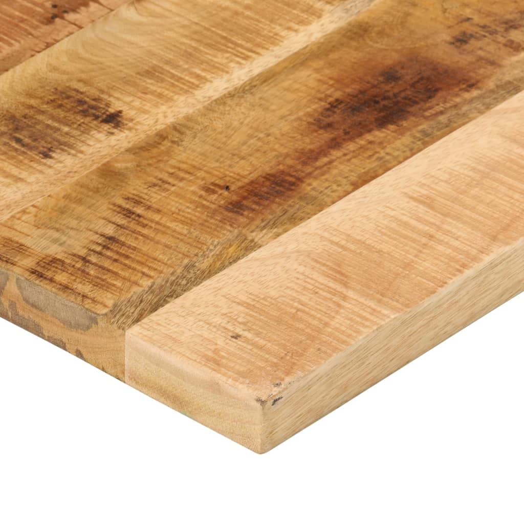Table Top 90x60x1.5 cm Rectangular Solid Wood Rough Mango