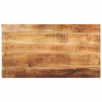 Table Top 120x60x1.5 cm Rectangular Solid Wood Rough Mango