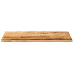 Table Top 120x60x1.5 cm Rectangular Solid Wood Rough Mango