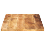 Table Top 120x60x1.5 cm Rectangular Solid Wood Rough Mango