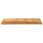 Table Top 120x60x2.5 cm Rectangular Solid Wood Rough Mango