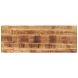 Table Top 140x60x1.5 cm Rectangular Solid Wood Rough Mango