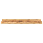 Table Top 140x60x1.5 cm Rectangular Solid Wood Rough Mango