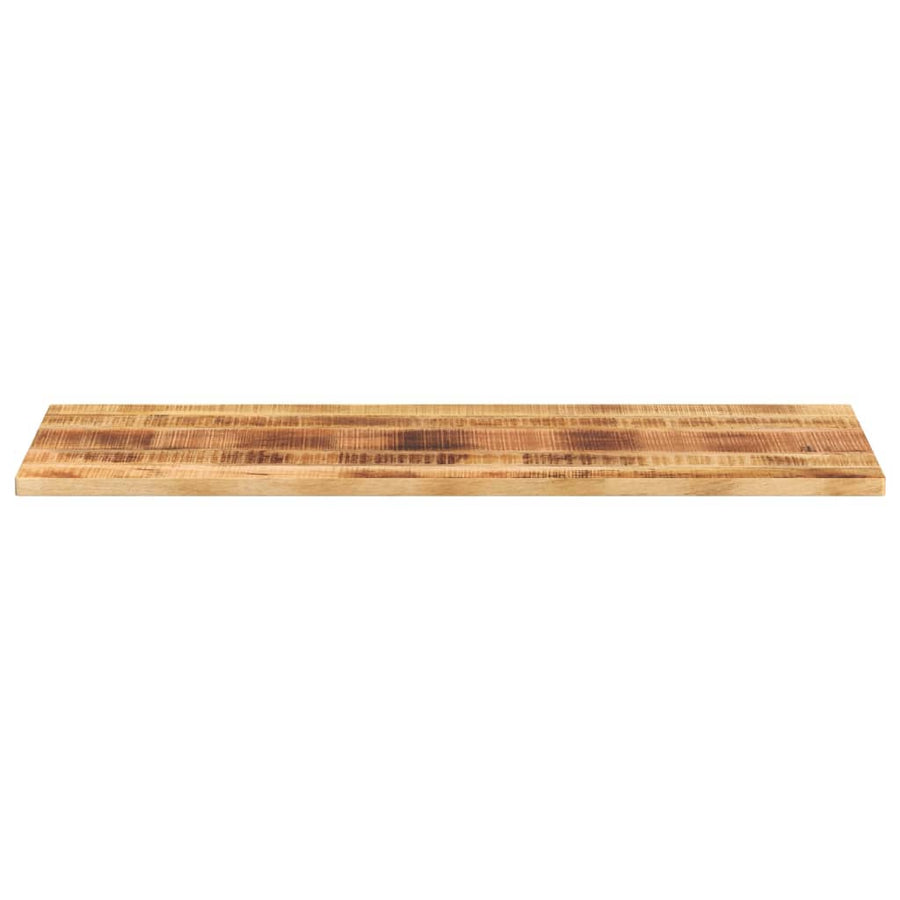 Table Top 140x60x1.5 cm Rectangular Solid Wood Rough Mango