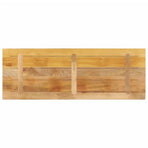 Table Top 140x60x1.5 cm Rectangular Solid Wood Rough Mango