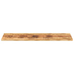 Table Top 140x60x2.5 cm Rectangular Solid Wood Rough Mango