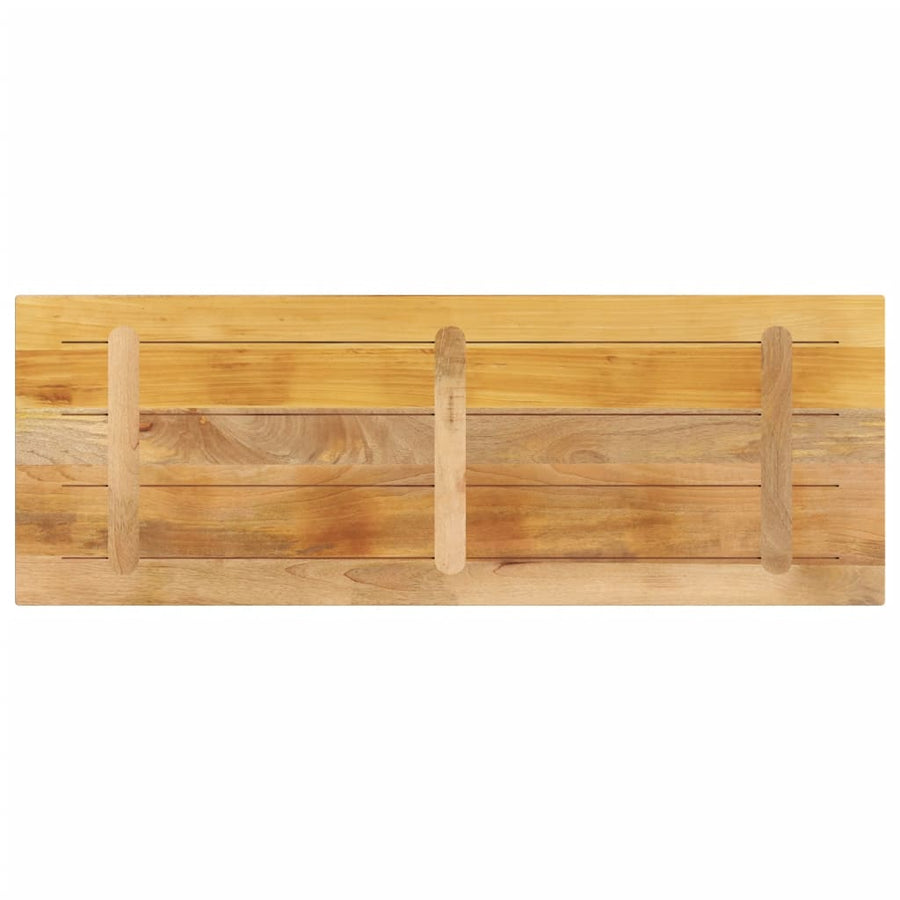 Table Top 140x60x2.5 cm Rectangular Solid Wood Rough Mango