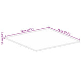Table Top 70x70x1.5 cm Square Solid Wood Rough Mango - Extra Image