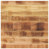 Table Top 80x80x2.5 cm Square Solid Wood Rough Mango
