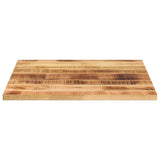 Table Top 80x80x2.5 cm Square Solid Wood Rough Mango