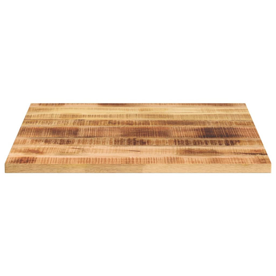 Table Top 80x80x2.5 cm Square Solid Wood Rough Mango