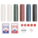Poker Chip Set 300 pcs 4 g - Top-Down View