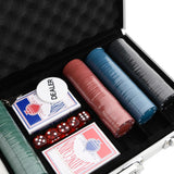 Poker Chip Set 300 pcs 4 g - Rear View