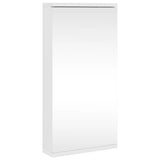 Corner Bathroom Mirror Cabinet White 30x24x60 cm