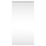 Corner Bathroom Mirror Cabinet White 30x24x60 cm - Side View