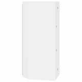 Corner Bathroom Mirror Cabinet White 30x24x60 cm - Rear View