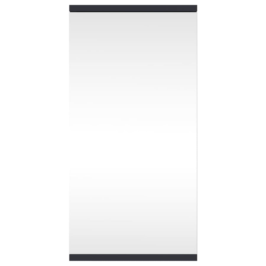 Corner Bathroom Mirror Cabinet Grey 30x24x60 cm