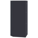 Corner Bathroom Mirror Cabinet Grey 30x24x60 cm