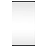 Corner Bathroom Mirror Cabinet Black 30x24x60 cm