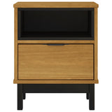 Bedside Cabinet FLAM 40x35x50 cm Solid Wood Pine