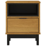 Bedside Cabinet FLAM 40x35x50 cm Solid Wood Pine