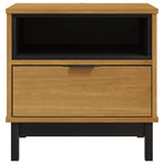 Side Table FLAM 50x50x50 cm Solid Wood Pine
