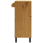 Bar Table FLAM 92x45x110 cm Solid Wood Pine