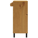 Bar Table FLAM 92x45x110 cm Solid Wood Pine - Rear View