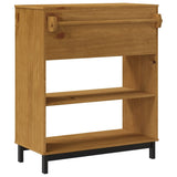 Bar Table FLAM 92x45x110 cm Solid Wood Pine - Close-Up Angle